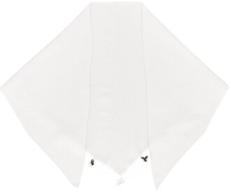 Cashmere In Love Cashmere Floral Embroidered Scarf