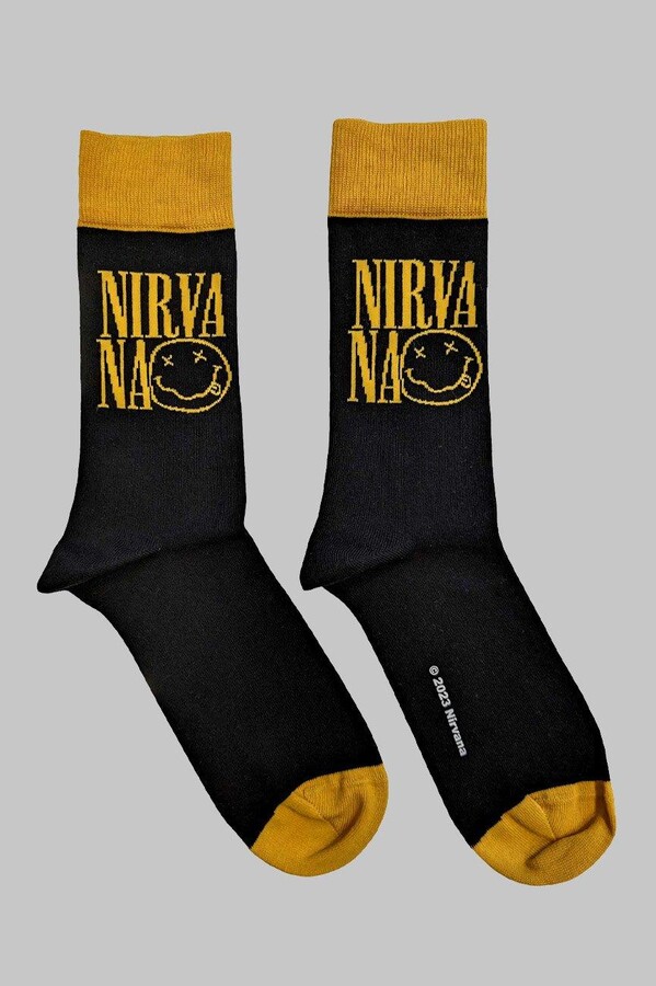Nirvana Logo Stacked Ankle Socks ShopStyle