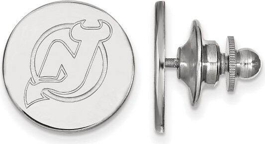 Black Bow Jewelry Co. BlackBowJewelrySterlingSilverNewJerseyDevilsNHLPin