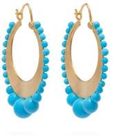 Thumbnail for your product : Irene Neuwirth 18kt Gold & Kingman Turquoise Earrings - Womens - Gold