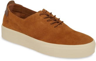 frye gates perf logo leather sneaker