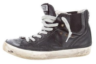 Golden Goose Deluxe Brand 31853 Boys' Distressed Leather Francy Sneakers