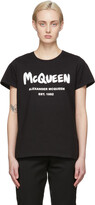 Thumbnail for your product : Alexander McQueen Black Graffiti T-Shirt