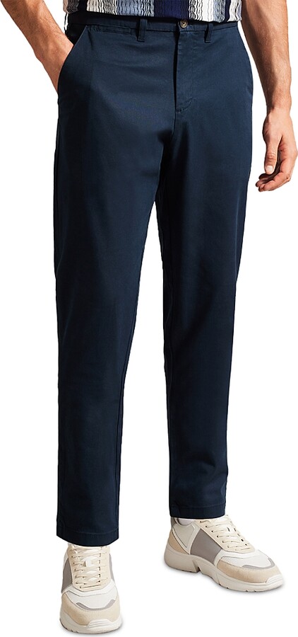 Ted Baker Haybrn Textured Regular Fit Chino Trousers