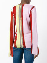 Thumbnail for your product : Marco De Vincenzo striped knitted top