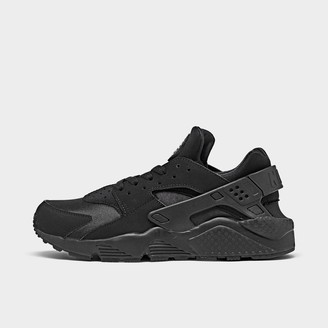 mens black nike huarache trainers