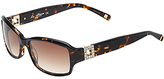 Thumbnail for your product : Liz Claiborne Rectangular Frame Sunglasses with Rhinestones - Chocolate