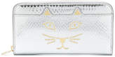 Thumbnail for your product : Charlotte Olympia Feline zip-around wallet