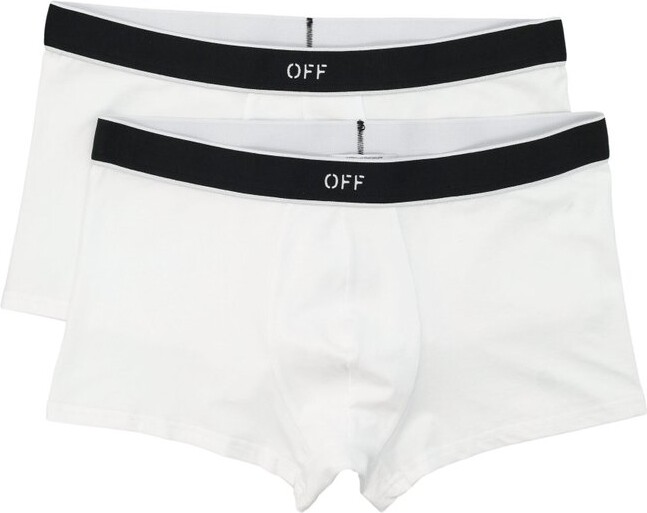 Off-White Men's Three-Pack Industrial Logo Boxer Briefs - ShopStyle