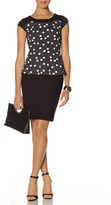 Thumbnail for your product : The Limited Mixed Dot Peplum Top
