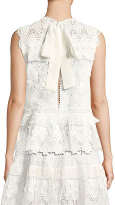 Alexis Effie Tie-Back Sleeveless Lace Top