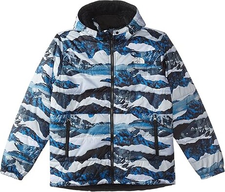 Clothing The North Face Blue Camo Jacket The North Face Kids