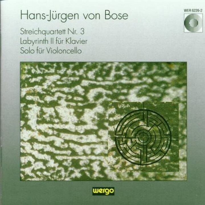 Bose - Streichquartett No 3 / Labyrinth II - Music & Performance - CD