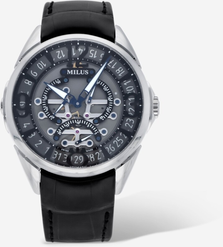 Milus Tirion TriRetrograde Stainless Steel Men's Automatic Watch