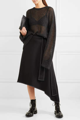Chalayan Open-knit Sweater - Charcoal