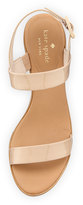 Thumbnail for your product : Kate Spade Nice Patent Wedge Sandal, Powder