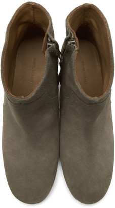 Isabel Marant Taupe Dicker Boots
