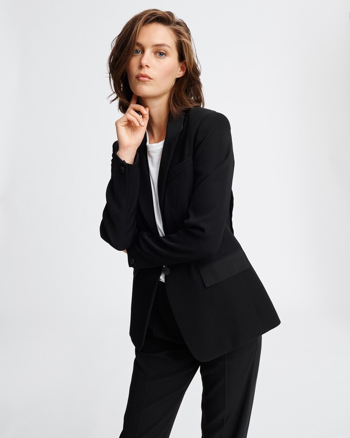rag and bone lexington blazer black