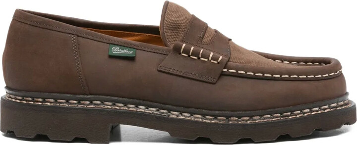 Paraboot Leather Penny Loafers