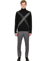 Thumbnail for your product : Jil Sander Needle Punch Wool & Cashmere Sweater