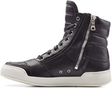 Thumbnail for your product : Balmain Leather High-Top Sneakers