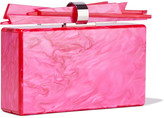 Thumbnail for your product : Edie Parker Wolf Marbled Acrylic Box Clutch