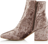 Thumbnail for your product : Long Tall Sally LTS Laura Velvet Ankle Boot