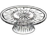 Thumbnail for your product : Waterford Lismore Lead Crystal Cake Plate