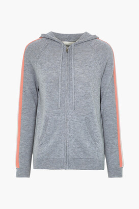 Chinti and Parker Striped Wool And Cashmere-blend Hoodie