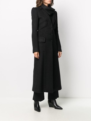 Ssheena Long Wool-Blend Coat