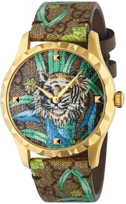 Gucci Lunar New Year Tiger G-Timeless watch, 38 mm - ShopStyle