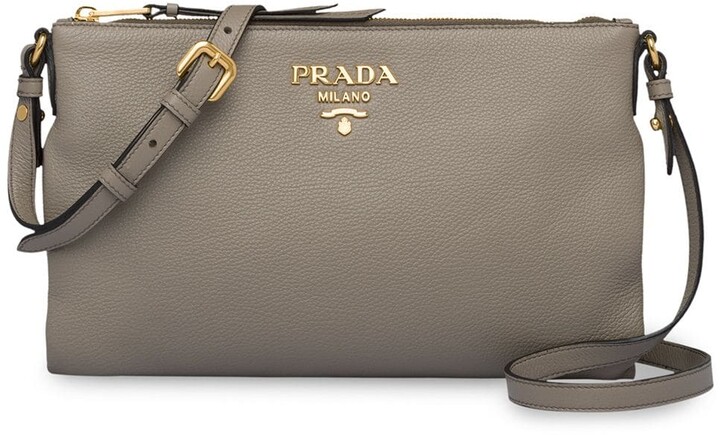 Prada Gray Handbags | Shop The Largest Collection | ShopStyle