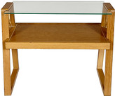 Thumbnail for your product : One Kings Lane Vintage 1950s Oak & Glass Top Side Table - 2-b-Modern
