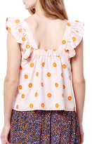 Thumbnail for your product : Corey Lynn Calter Margella Ruffle-Sleeve Floral Top