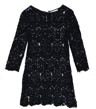 Le Fleur Du Mal 12489 Guipure Lace Mini Dress