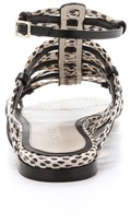Thumbnail for your product : Jason Wu Snakeskin Flat Sandals