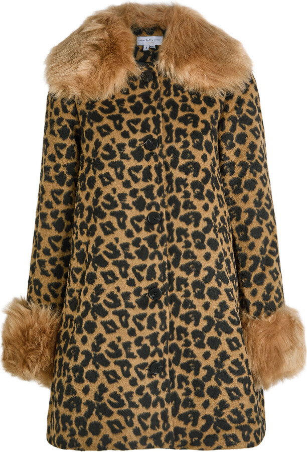 Wool Jacket Boohoo Leopard Jacket Jackets Coats Petite Leopard