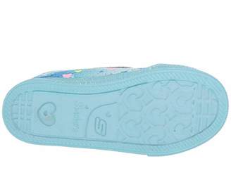 Skechers Twinkle Toes - Shuffle Lite 314019N (Toddler/Little Kid) (Blue/Multi) Girl's Shoes