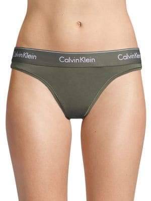 Calvin Klein Logo Waistband Thong