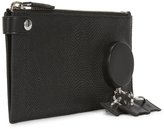 Thumbnail for your product : Alexander Wang Black snake effect leather clutch