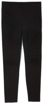 VC Two by Vince Camuto Trapunto-Paneled Moto Leggings