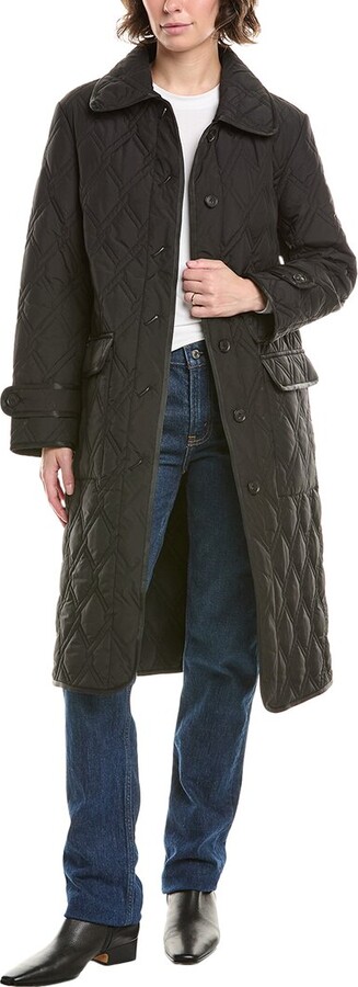 Jane Post Quilted Overcoat