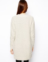 Thumbnail for your product : ASOS COLLECTION Longline Jacket In Chunky Knit Texture