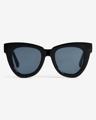 Express Thick Frame Tinted Sunglasses