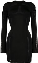 Thumbnail for your product : Unravel Project Mesh-Panel Mini Dress