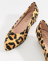 Thumbnail for your product : Office My Lady block heeled leopard pony block heel pumps