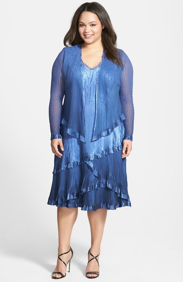 komarov plus size dresses