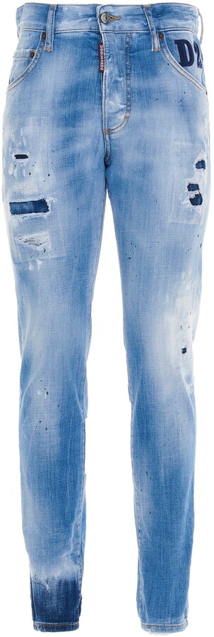Patched Distressed Jeans Women | Shop the world's largest collection of  fashion | ShopStyle
