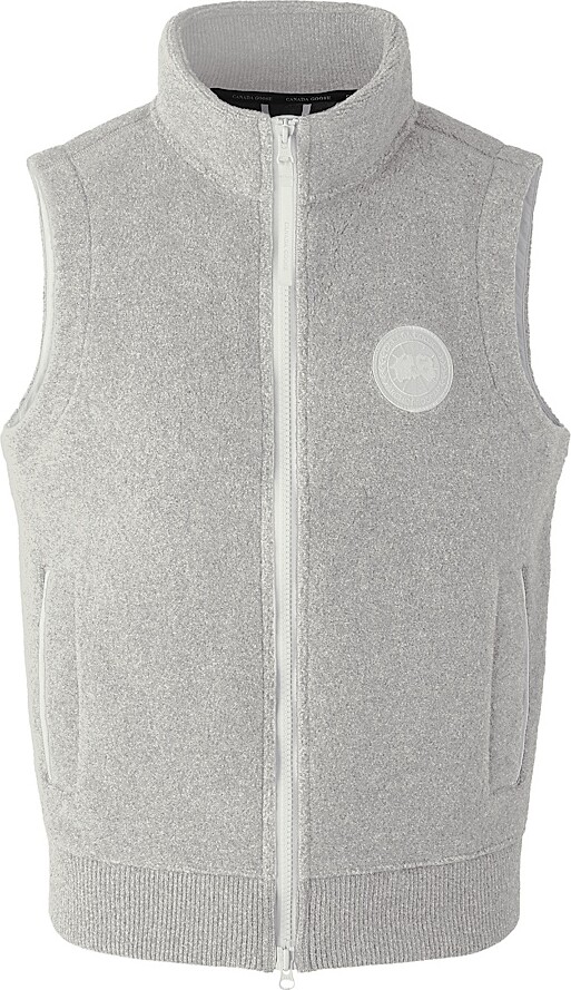 Canada Goose Men's Humannature Mersey Fleece Vest - Greige - Size Large