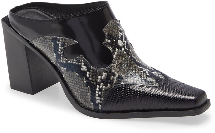 womens western mules